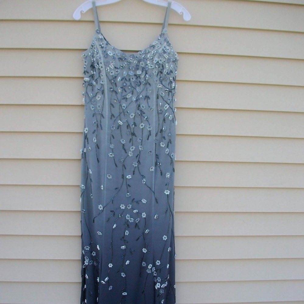Alyce Designs Gray Dress Size 12